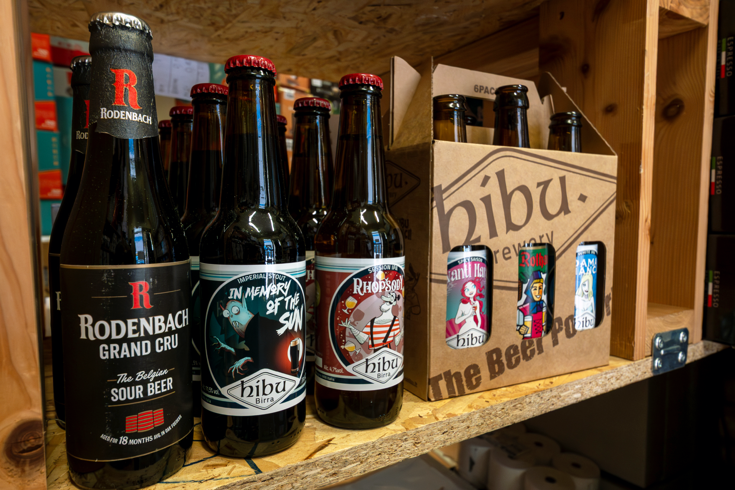 Selezione di birre artigianali disponibili da IMEA Caffè