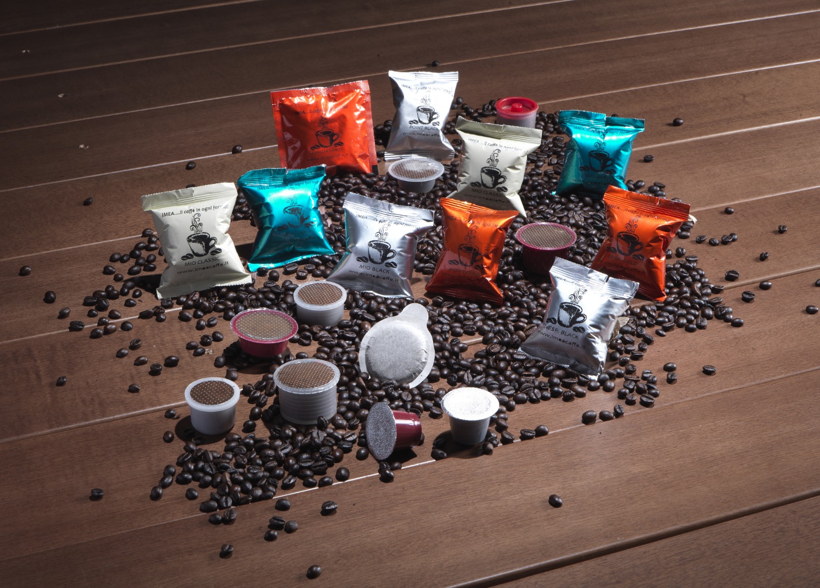Prodotti, capsule e caffè disponibili da IMEA Caffè a Carugo (CO)
